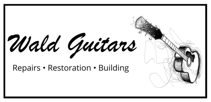 Wald Guitars, repairs, restoration, building, logo